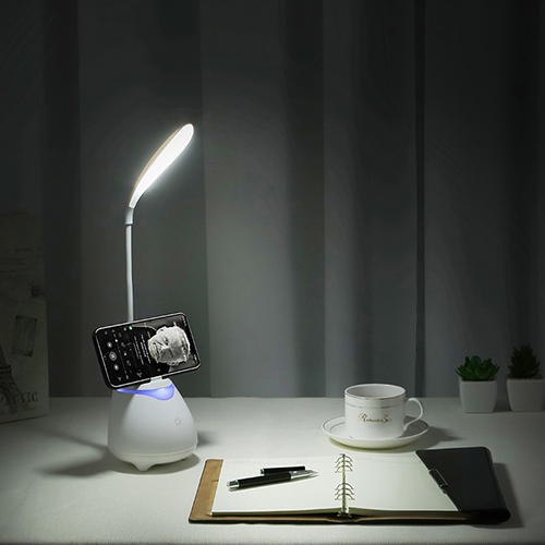 Led Desk Lamp With Usb Charging Port, Led Table Lamp With Bluetooth Speaker